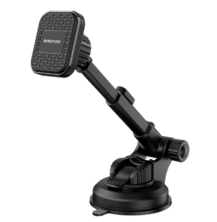 

Держатель автомобильный Borofone BH21 Vanda, магнитный для смартфонов 4.5-6.5 " присоска на панель/стекло, черный (6931474718846), BH21 Vanda