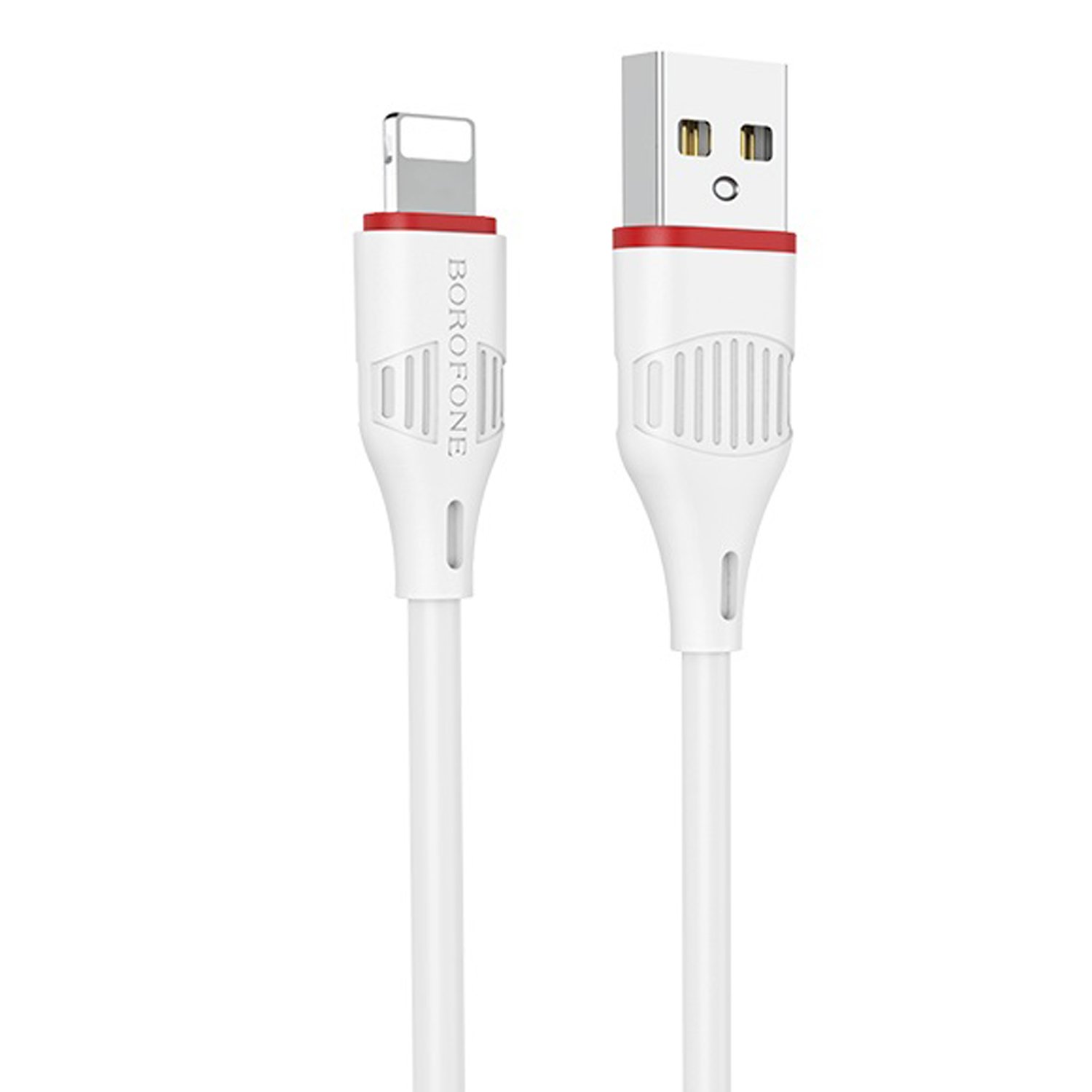 

Кабель USB-Lightning 8-pin, 2A, 1м, белый Borofone Enjoy BX17 (99420), BX17