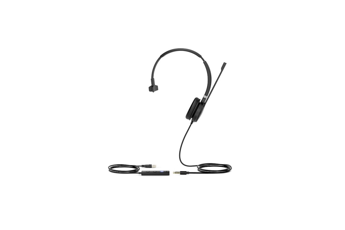 

Гарнитура Yealink UH36 MONO-TEAMS, Jack 3.5mm/USB, черный, UH36 MONO-TEAMS