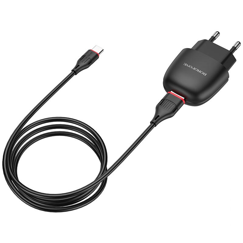 Сетевое зарядное устройство Borofone BA49A Vast power, 2.1А, черный