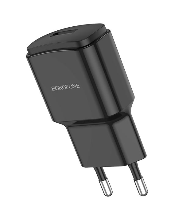 

Сетевое зарядное устройство Borofone BA48A Orion, 1USB, 2.1A, черный, BA48A Orion