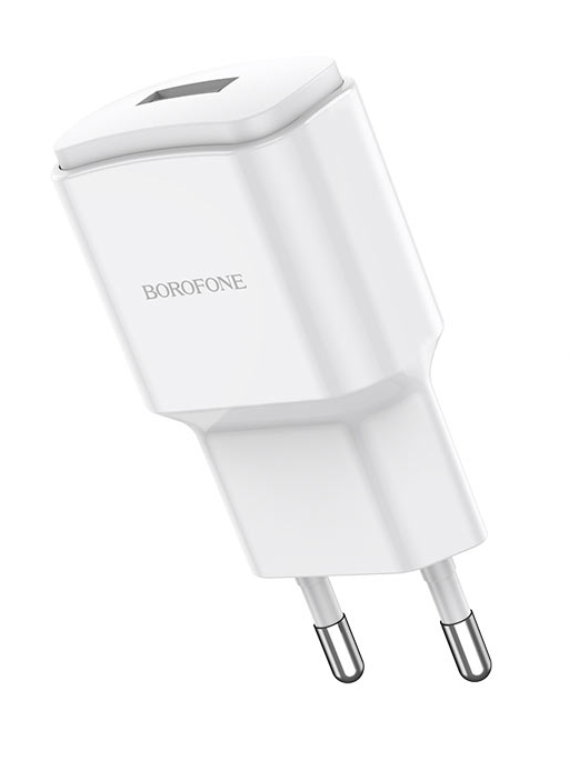 

Сетевое зарядное устройство Borofone BA48A Orion, 1USB, 2.1A, белый, BA48A Orion