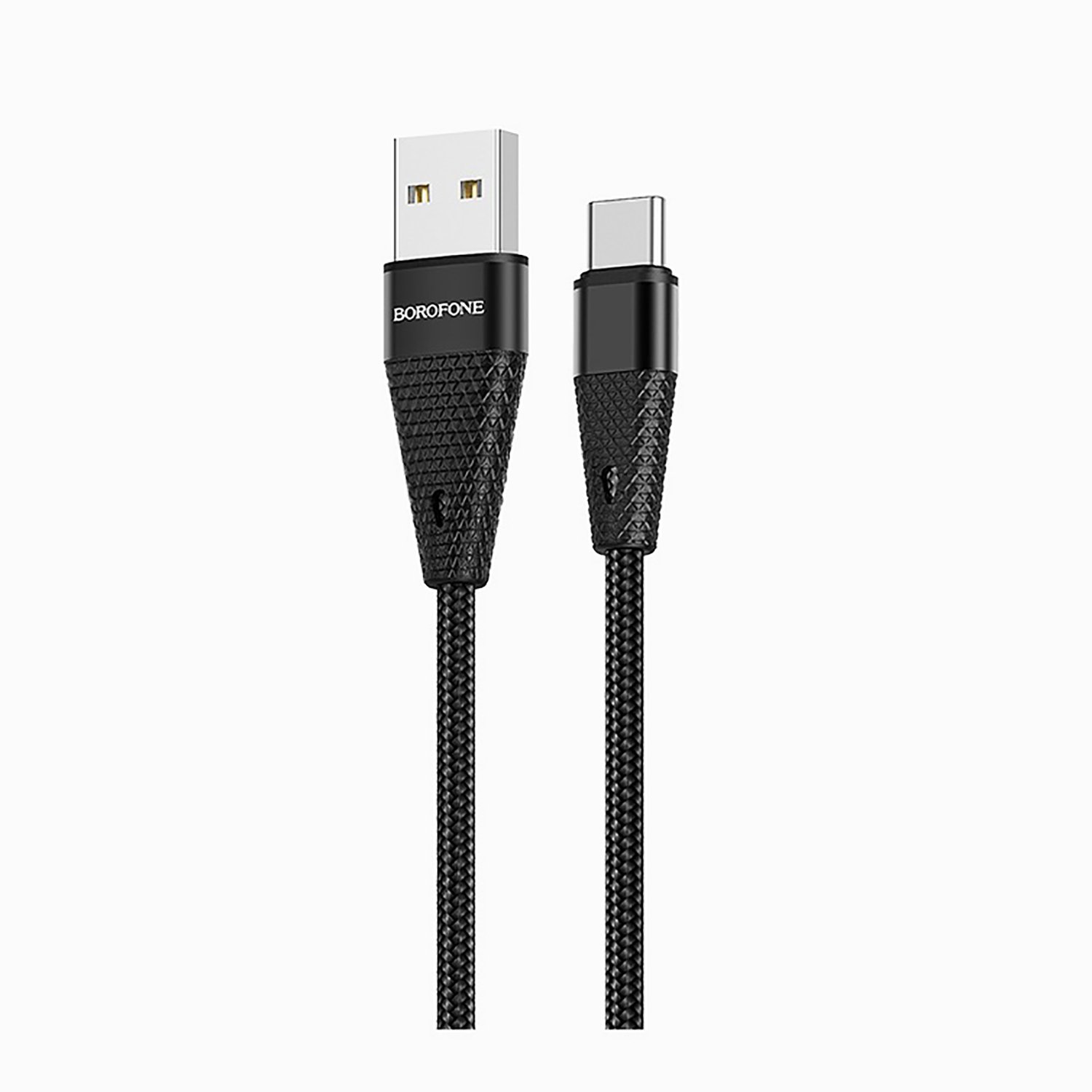 

Кабель USB-Type-C, 3A, 1.2м, черный Borofone Pineapple BU10 (10994), BU10