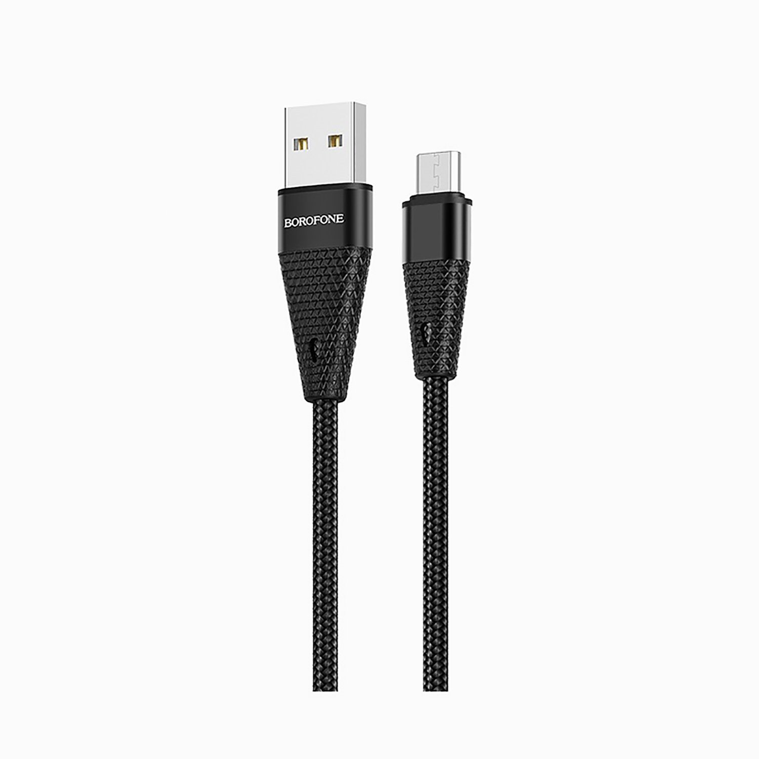 

Кабель USB-Micro USB, 1м, черный Borofone Pineapple BU10, BU10