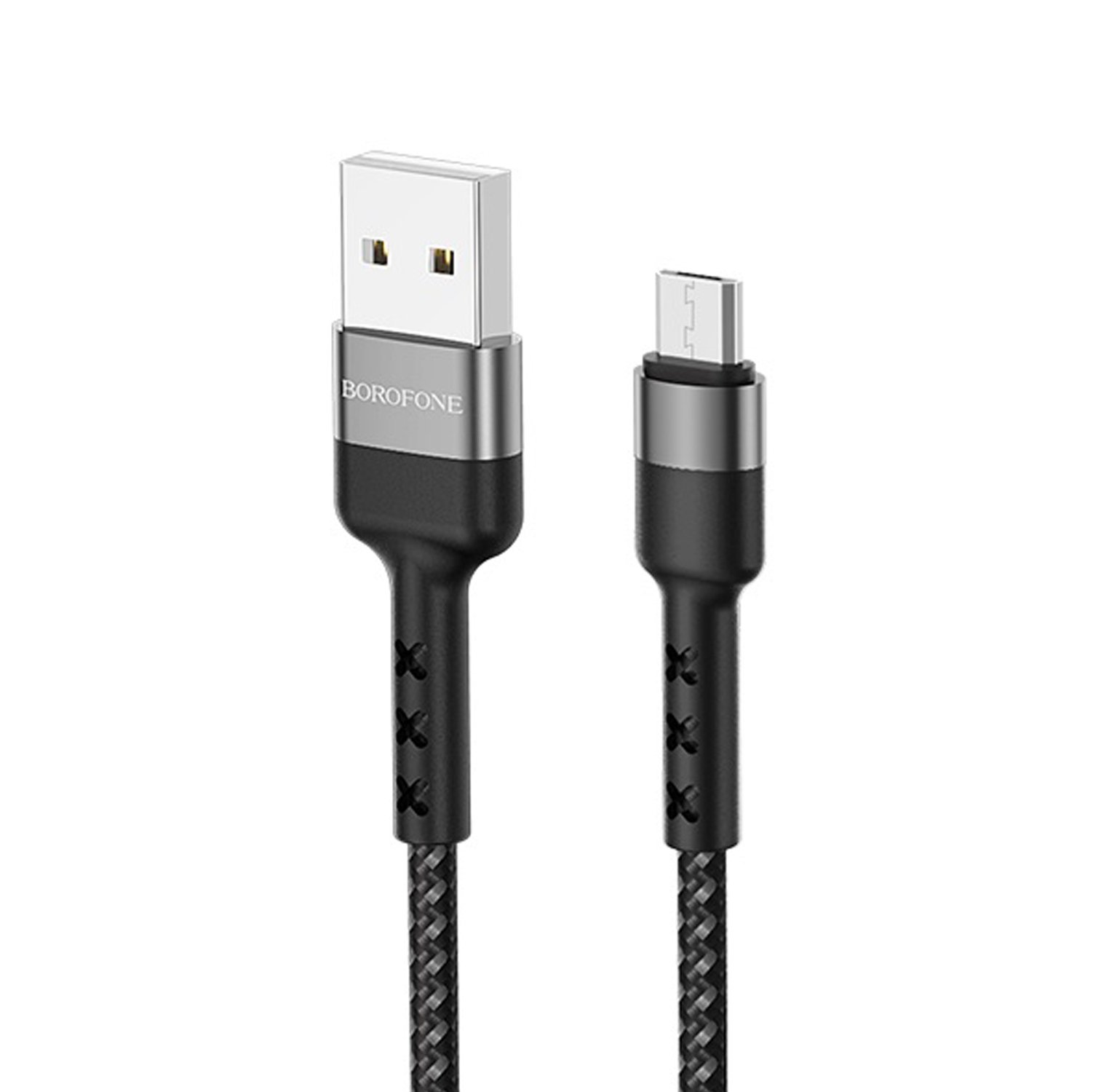 

Кабель USB-Micro USB, 1м, черный Borofone Advantage BX34, BX34