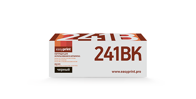 

Картридж лазерный EasyPrint LB-241BK (TN-241Bk), черный, 2500 страниц, совместимый, для Brother HL-3140CW/3170CDW/DCP-9020CDW/MFC-9330CDW