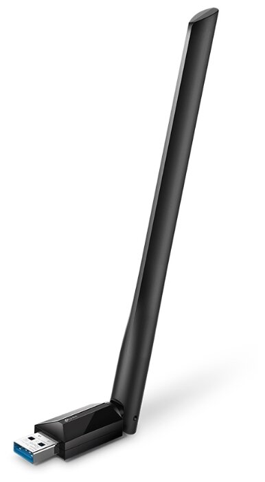 Адаптер Wi-Fi TP-LINK Archer T3U Plus, 802.11a/b/g/n/ac, 2.4 / 5 ГГц, до 1.27 Гбит/с, 20 дБм, USB, внешних антенн: 1