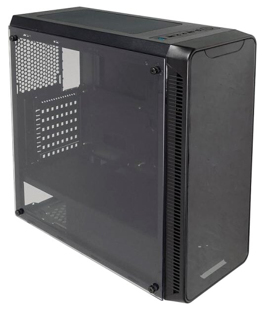 Корпус ACCORD JP-X, ATX, Midi-Tower, USB 3.0, черный, без БП (ACC-JPX)