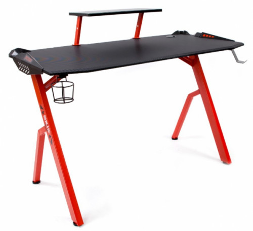 Игровой стол Skyland SKILL CTG-001, МДФ/металл, черный/красный (00-07062348)