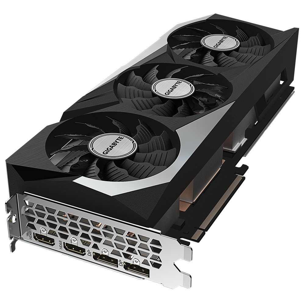 

Видеокарта GIGABYTE AMD Radeon RX 6900 XT GAMING OC, 16Gb DDR6, 256 бит, PCI-E, 2HDMI, 2DP, Retail (GV-R69XTGAMING OC-16GD), GAMING OC