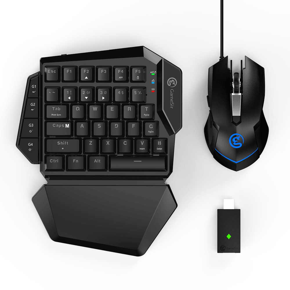 Клавиатура + мышь GameSir VX AimSwitch Combo, беспроводной, USB, черный
