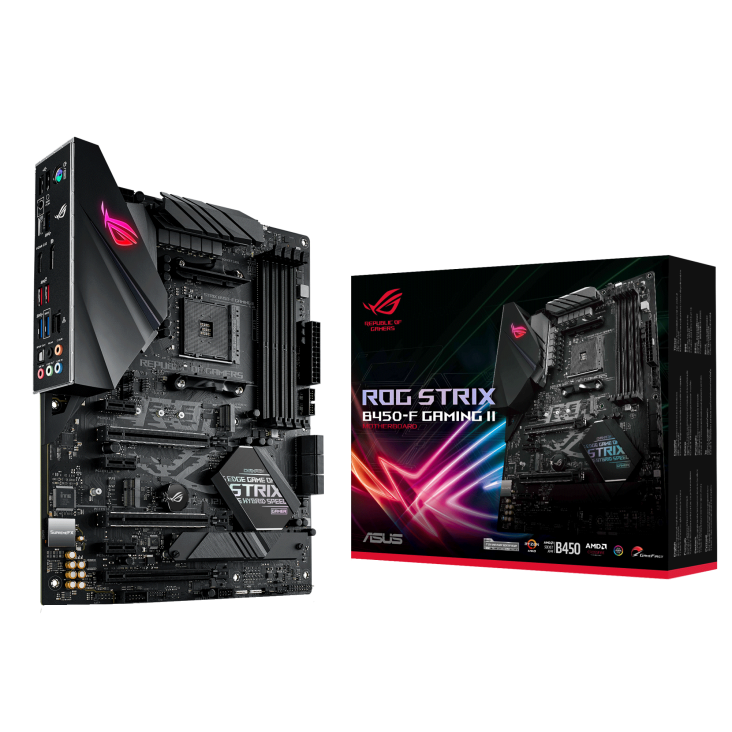 Материнская плата ASUS ROG STRIX B450-F GAMING II, SocketAM4, AMD B450, ATX