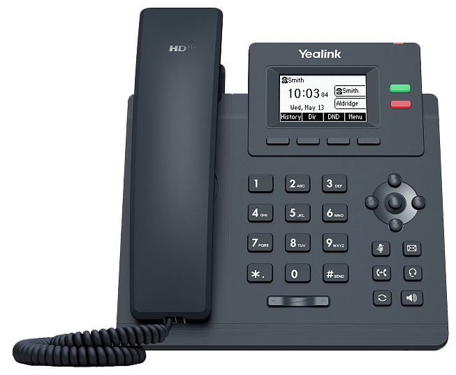 VoIP-телефон Yealink SIP-T31G, 2 линии, 2 SIP-аккаунта