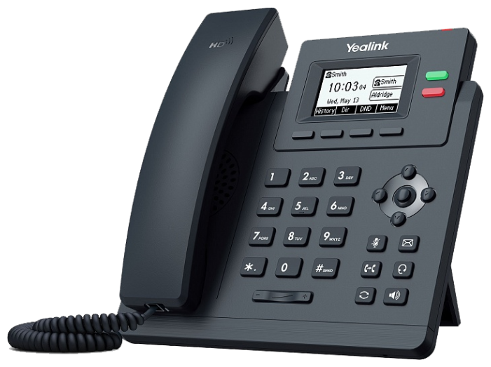 VoIP-телефон Yealink SIP-T31P, 2 линии, 2 SIP-аккаунта