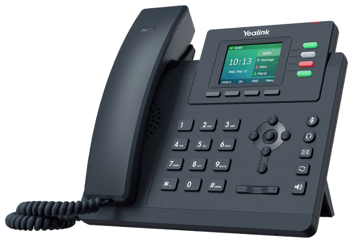VoIP-телефон Yealink SIP-T33G, 4 линии, 4 SIP-аккаунта