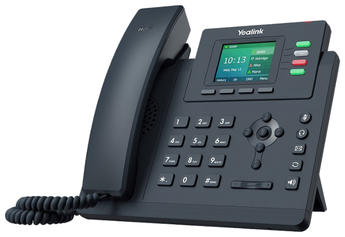 

VoIP-телефон Yealink SIP-T33G, 4 линии, 4 SIP-аккаунта, цветной дисплей, PoE, черный, SIP-T33G