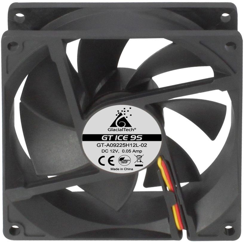 

Вентилятор GlacialTech GT ICE 9S, 92 мм, 1500rpm, 20.1 дБ, 3-pin+4-pin Molex, 1шт (CF-9225SHD0AC0001), GT ICE 9S