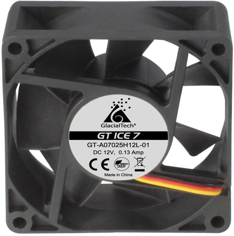 

Вентилятор GlacialTech GT ICE 7, 70 мм, 2600rpm, 24.4 дБ, 3-pin+4-pin Molex, 1шт (CF-70250HD0AC0001), GT ICE 7