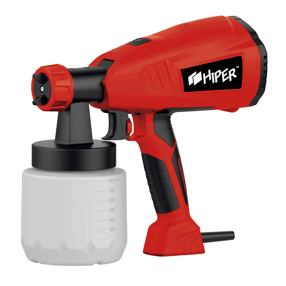 Краскопульт Hiper HSG400A, 430 Вт, 800 мл