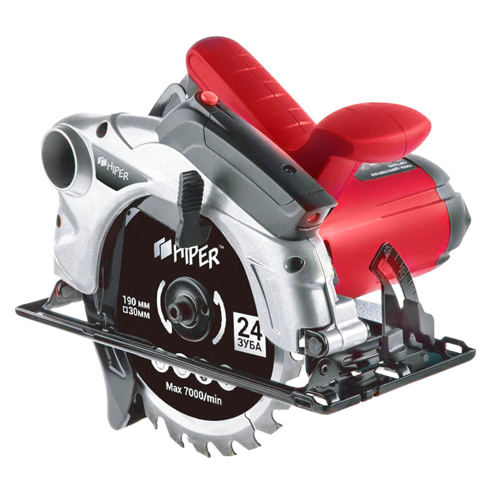 

Дисковая пила Hiper HCS1500A, 1.5 кВт, 4700 об/мин, диаметр диска 19 см, HCS1500A
