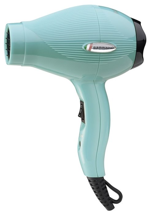 

Фен Gamma Piu ETC Mini 1200Вт, 2 режима, 2 насадки, мотор DC , автоматический выбор напряжения, ионизация, бирюзовый (115), ETC Mini