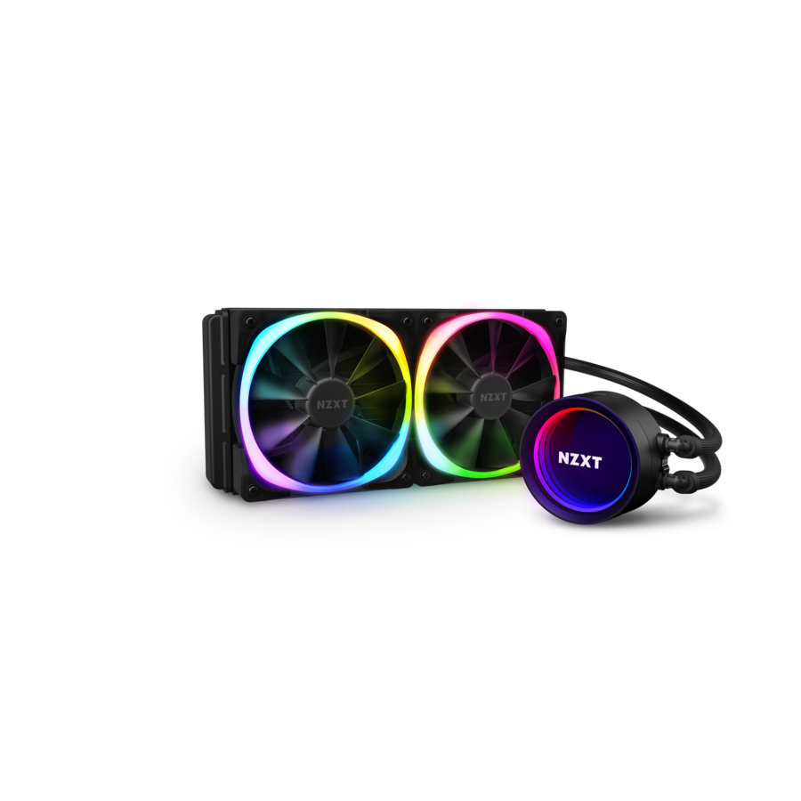 Жидкостная система охлаждения rgb. NZXT Kraken x53. NZXT Kraken x53 RL-krx53-01. NZXT Kraken x53 240mm AIO Liquid Cooler with RGB. NZXT Kraken x63 RGB.