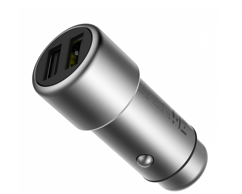 

Автомобильное зарядное устройство Xiaomi ZMi, 2xUSB, 3.6А, QC, серебристый (AP821 Silver), ZMi