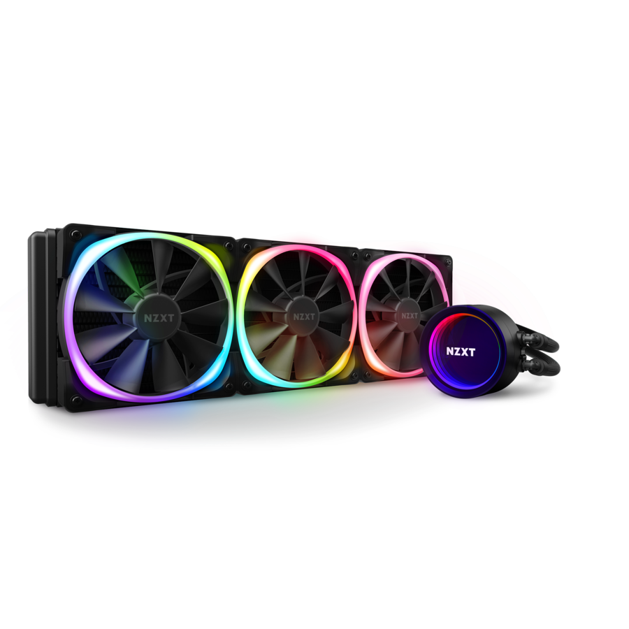

Жидкостное охлаждение NZXT KRAKEN X73 RGB для Socket 115x/2066/2011/2011-3/1356/1366/1200/AM4/TR4/sWRX8 опционально/TRX40 опционально, 3x120мм, RGB LED (RL-KRX73-R1), KRAKEN X73 RGB