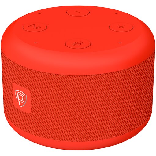 Умная колонка Prestigio Smartvoice, 3W, Маруся, WiFi, Bluetooth, 3.5mm Jack, красный (PSS105M_RD)
