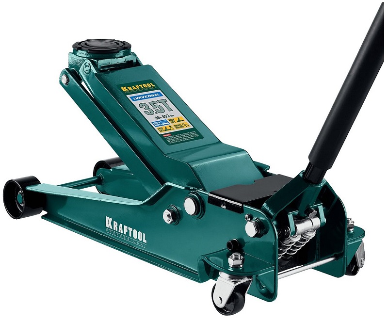 

Домкрат Kraftool Universal, подкатной гидравлический, 3.5 т, 9.5 см-55.2 см (43454-3.5), Universal