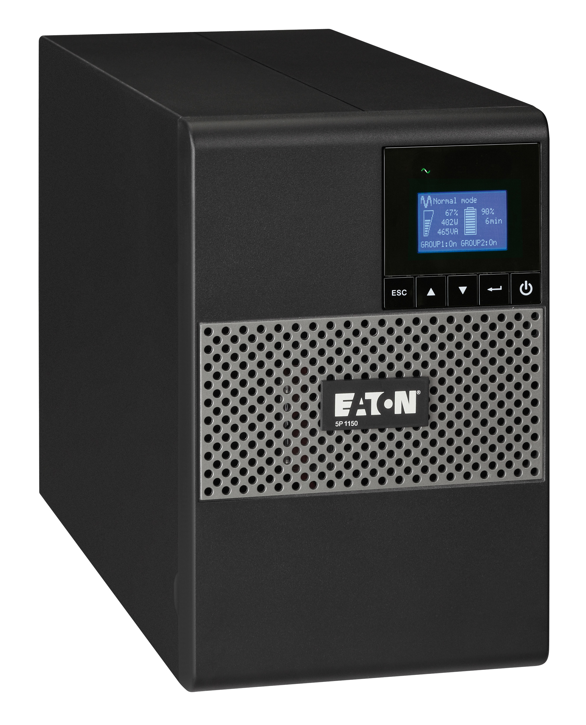 

ИБП Eaton 5P 1150I, 1150VA, 770W, IEC, розеток - 8, USB, черный (5P1150i), 1150I
