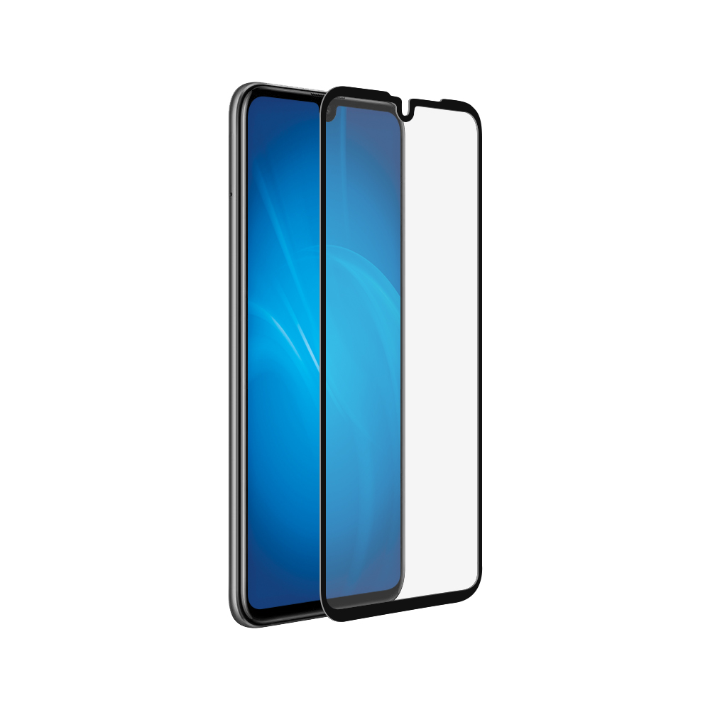 

Защитное стекло DF для экрана смартфона Huawei P30, FullScreen, черная рамка, 3D (hwColor-99(back))