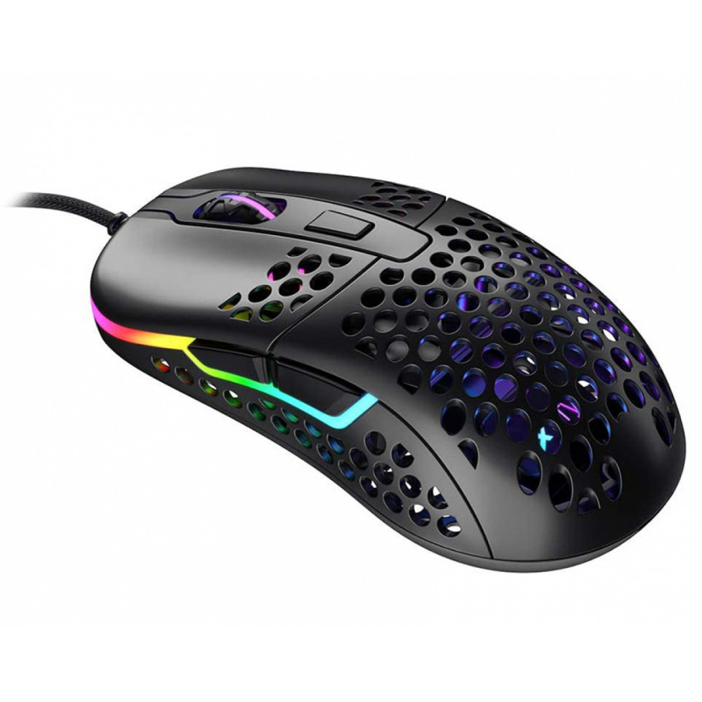 Мышь проводная Xtrfy M42 RGB, 16000dpi, оптическая светодиодная, USB, черный (M42-RGB-BLACK)