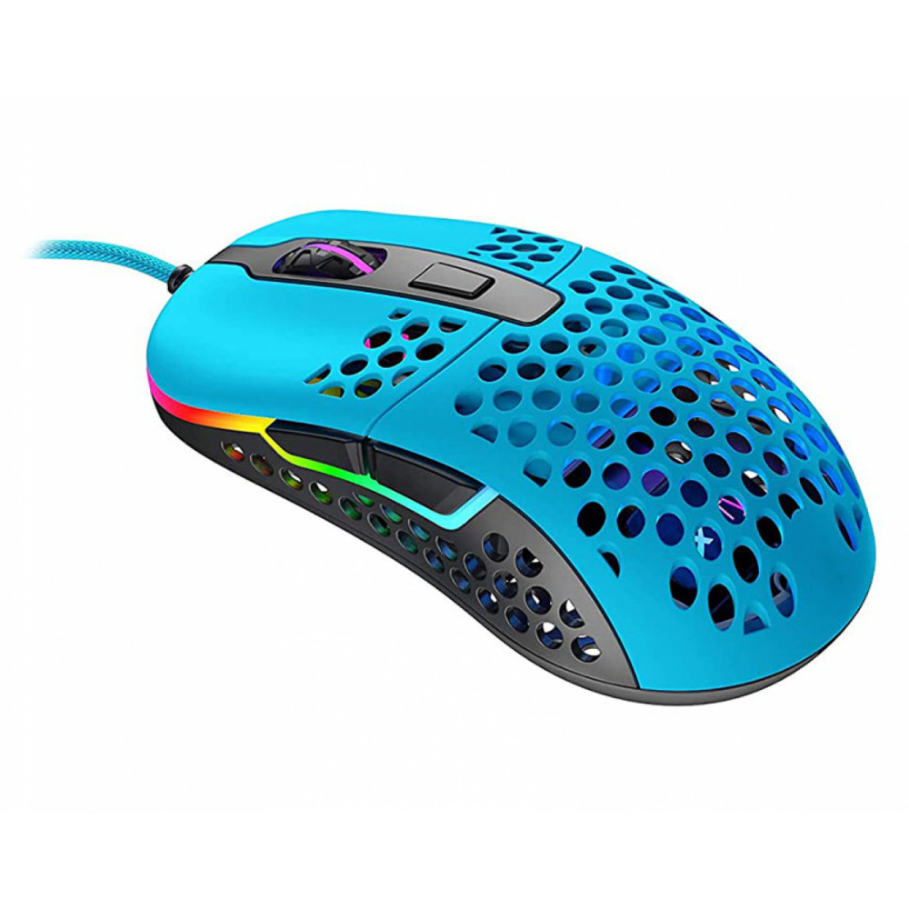 Мышь проводная Xtrfy M42 RGB, 16000dpi, оптическая светодиодная, USB, синий (M42-RGB-BLUE)