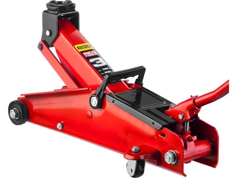 

Домкрат STAYER Professional Red Force, подкатной гидравлический, 3 т, 13.5 см-40 см (43154-3), Red Force
