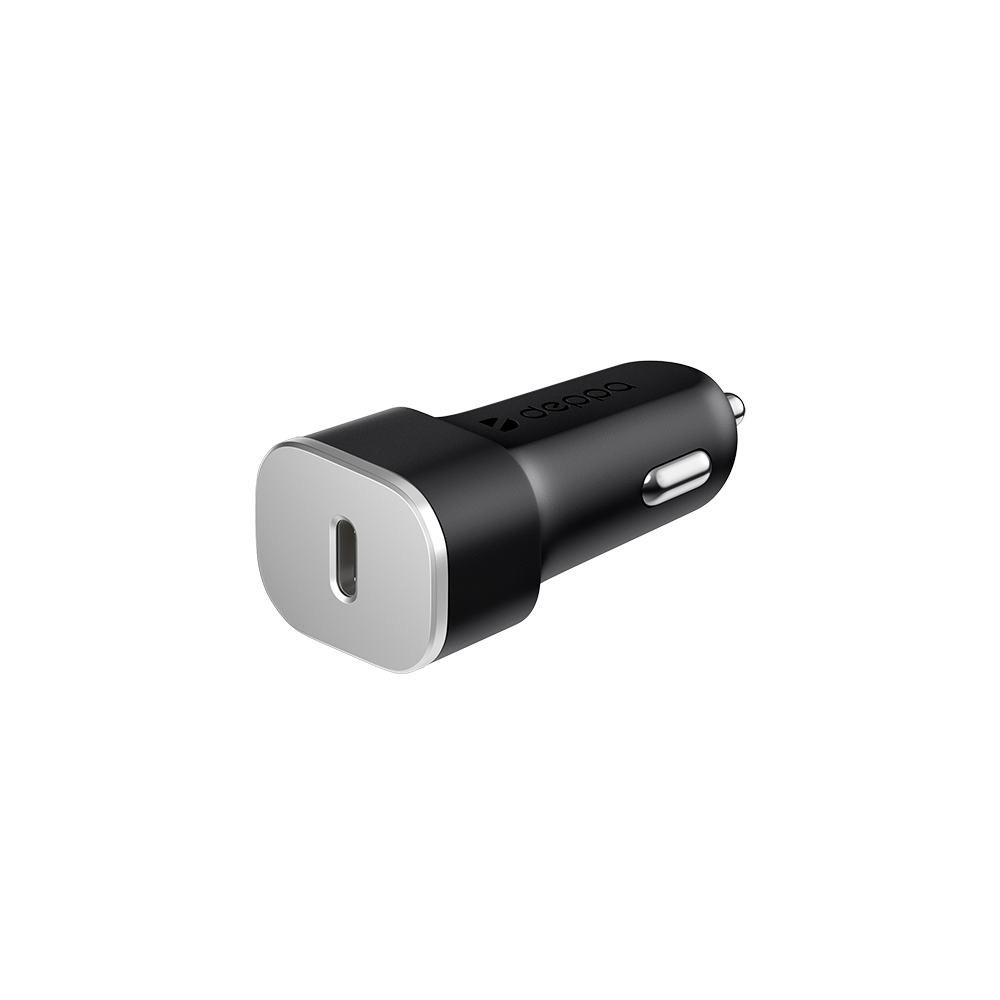 

Автомобильное зарядное устройство Deppa Ultra 11289, USB Type C, 3A, QC, PD, черный (11289), 11289