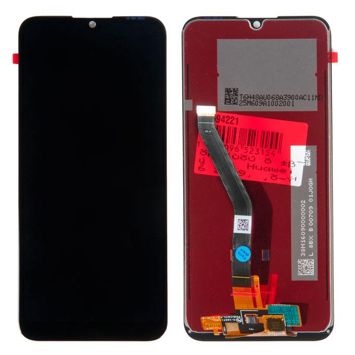 дисплей в сборе с тачскрином для Huawei Y6 Pro 2019, Y6 2019, Honor 8A, черный(Y6 2019) [694221]