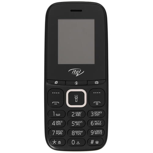 

Мобильный телефон ITEL IT2173, 1.8" 320x240 TN, 32Mb RAM, 32Mb, BT, 1xCam, 2-Sim, 1000 мА·ч, micro-USB, черный, IT2173