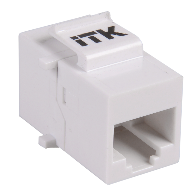 Фурнитура-проходник RJ-45 cat.5e, ITK, белый (CS7-1C5EU)