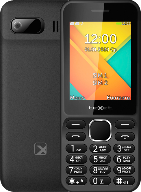 

Мобильный телефон teXet TM-D326, 2.4" 320x240 TN, 32Mb RAM, 32Mb, BT, 1xCam, 2-Sim, 4000mAh, micro-USB, черный, TM-D326