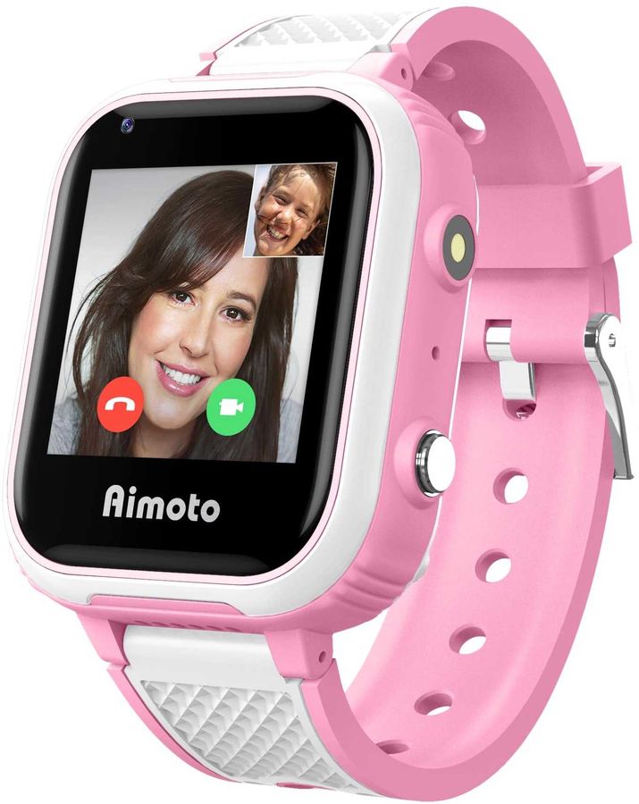 Умные часы детские Кнопка жизни Aimoto Pro Indigo 4G, розовый, 847958  купить по цене 4850 руб в Барнауле в интернет-магазине e2e4