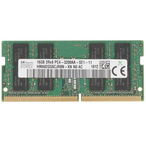Память DDR4 SODIMM 16Gb, 3200MHz Hynix (HMA82GS6CJR8N-XN)