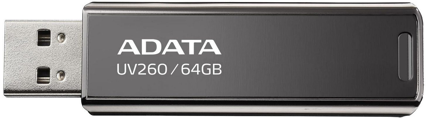 

Флешка 64Gb USB 2.0 ADATA AUV260-64G-RBK, черный, AUV260-64G-RBK