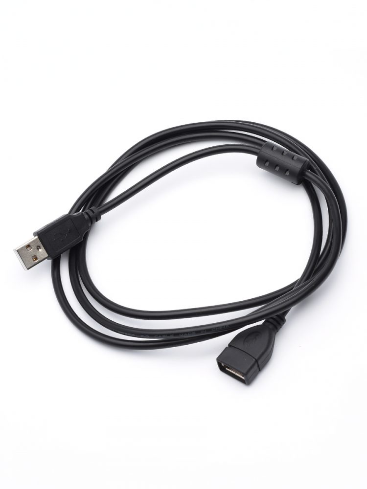 

Кабель-удлинитель USB(Am)-USB(Af), ферритовый фильтр, 1.5 м, черный, ATCOM (AT7206)