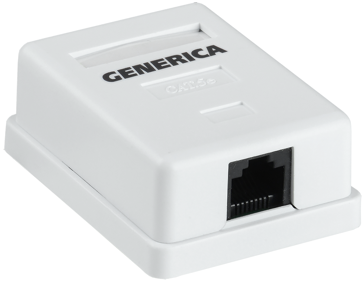 Розетка RJ-45 открытый монтаж, GENERICA