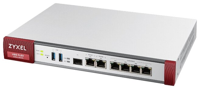 

Маршрутизатор ZYXEL USG FLEX 200, LAN: 4x1 Гбит/с, WAN 2x1 Гбит/сек, кол-во SFP/uplink: SFP 1x1 Гбит/с (USGFLEX200-RU0101F), USG FLEX 200