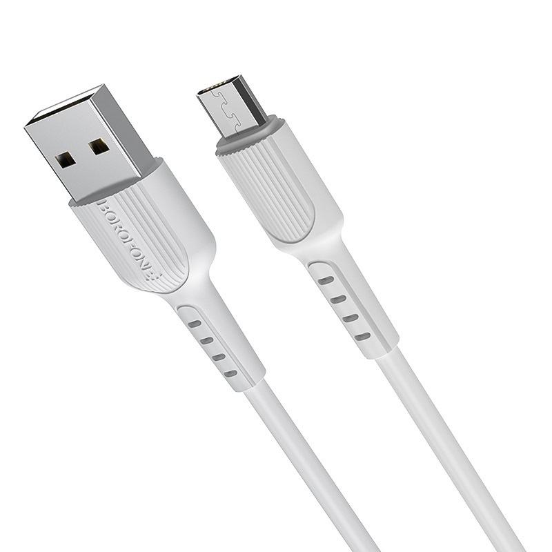 

Кабель USB-Micro USB, 2A, 1м, белый Borofone Easy BX16 (99482), BX16