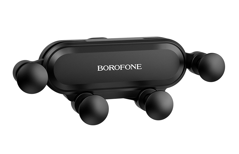 

Держатель автомобильный Borofone Eddie BH19, раздвижной для смартфонов 4-6.5 " зажим в воздуховод, черный (21204), BH19