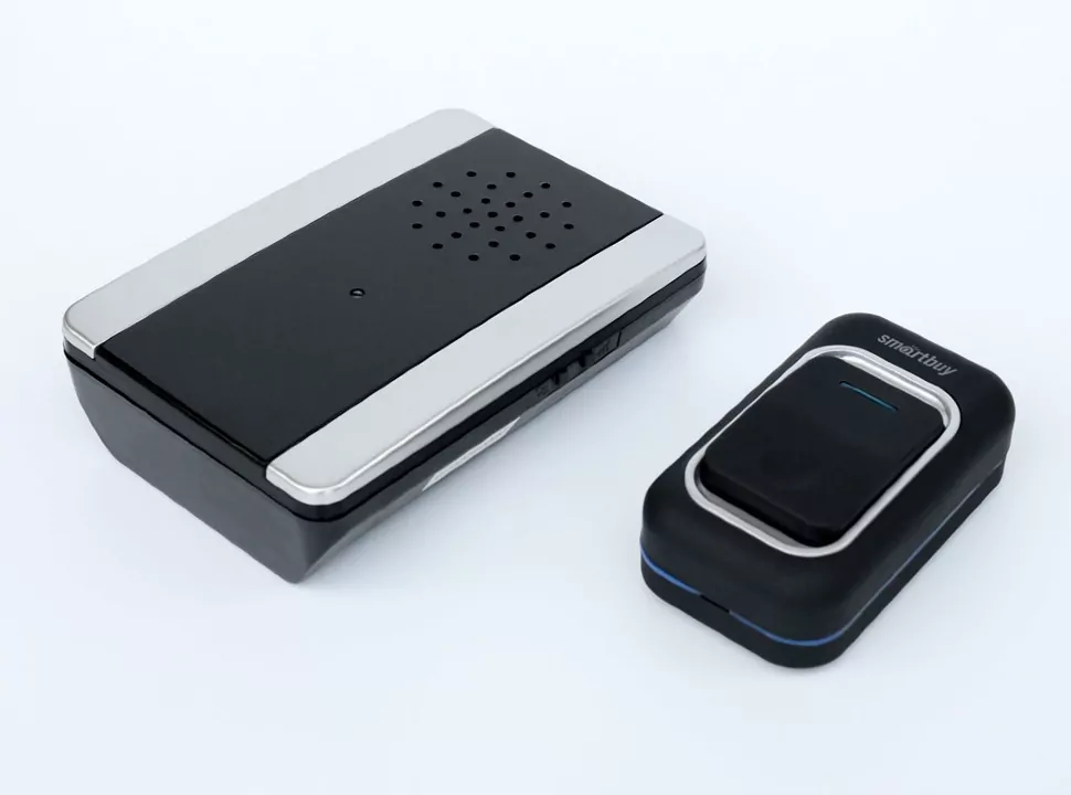 

Звонок беспроводной SmartBuy IP44, с одной кнопкой, черный (SBE-11-DP6-25), IP44
