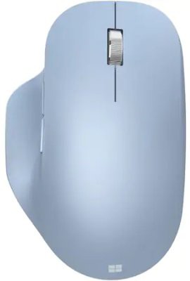 Мышь беспроводная Microsoft Bluetooth Ergonomic Mouse, оптическая светодиодная, Wireless, Bluetooth, пастельно-голубой (222-00059)